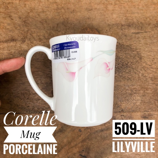 Corelle Mug Porcelaine 509-LV Lilyville Gelas Porselen Corelle