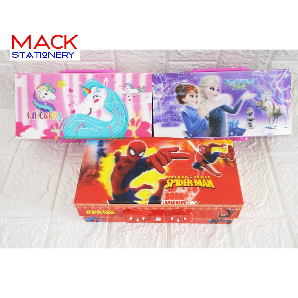 Kotak Pensil Kode 3 Susun 3 Dimensi / Pencil Case kode 3 Tingkat / Tempat Pensil kode-1