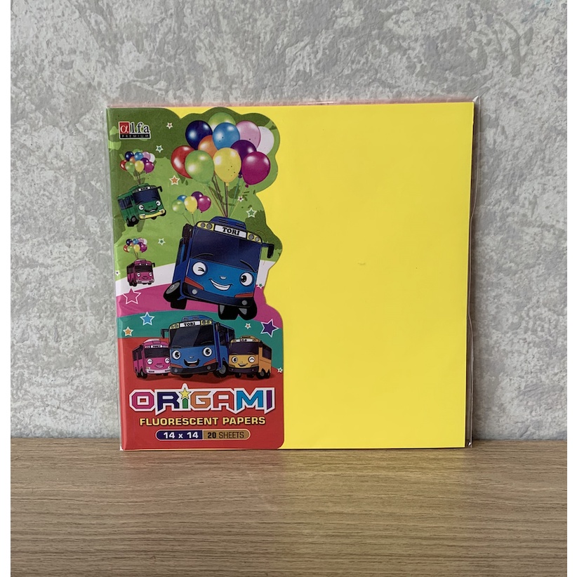 

Kertas Lipat Origami Alfa 14x14 cm