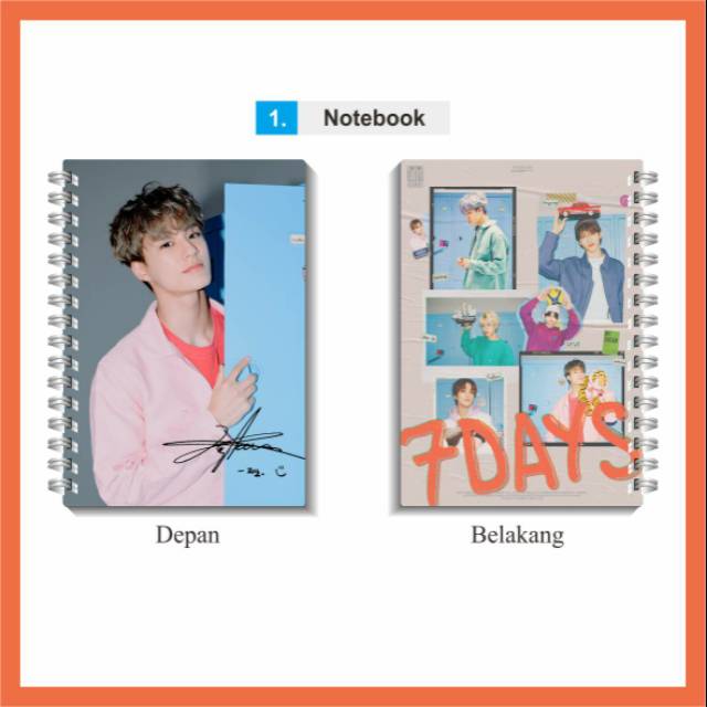 

Dhavitashop - NOTEBOOK KPOP NCT DREAM RELOAD - 7 DAYS MEMBER