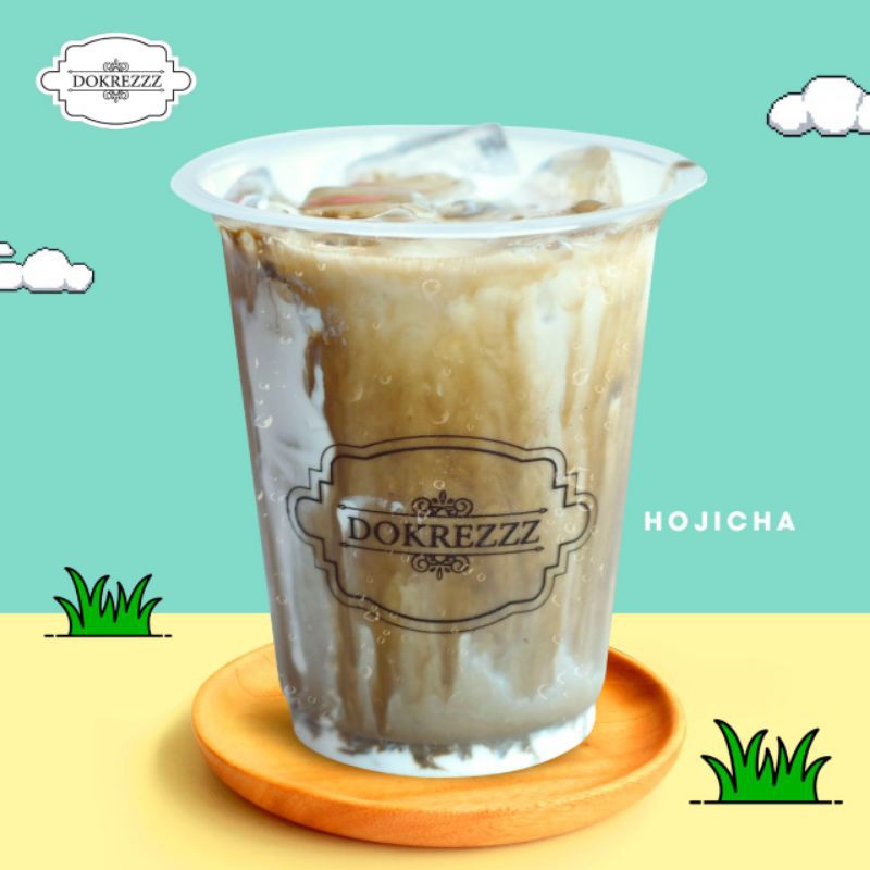 

Hojicha latte