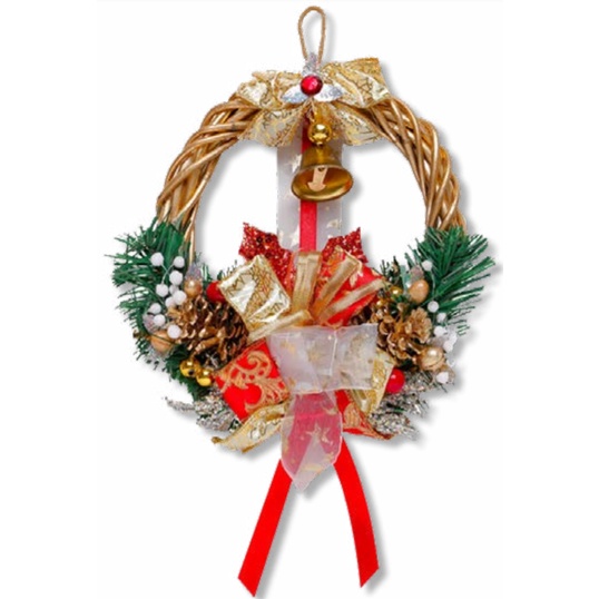 Pajangan Natal Wreath Mini