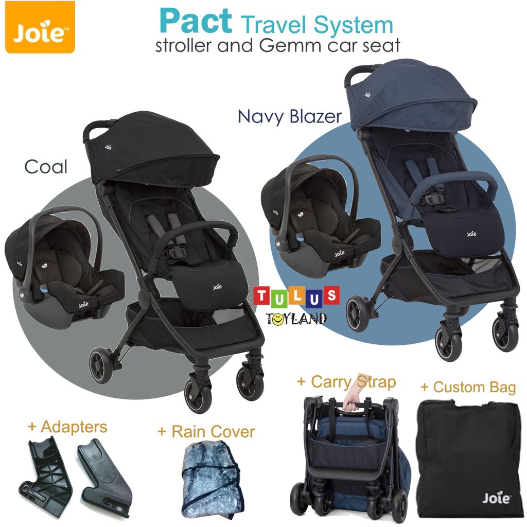 Joie Pact Travel System Pack Stroller Travel dan Car Seat Bayi