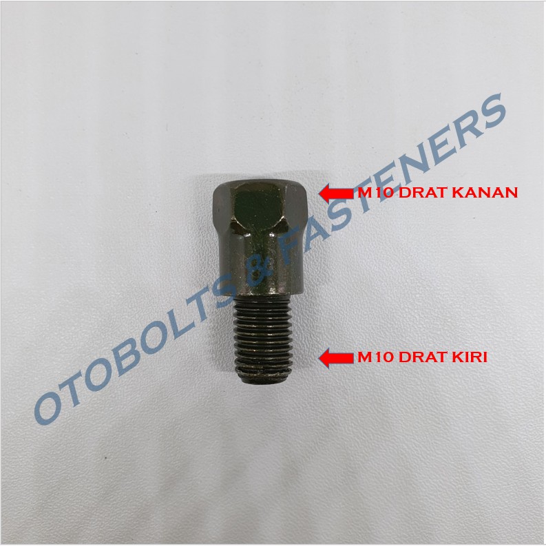 Baut Sambungan Spion 10 x 10 Kiri Kanan / Baut Spion