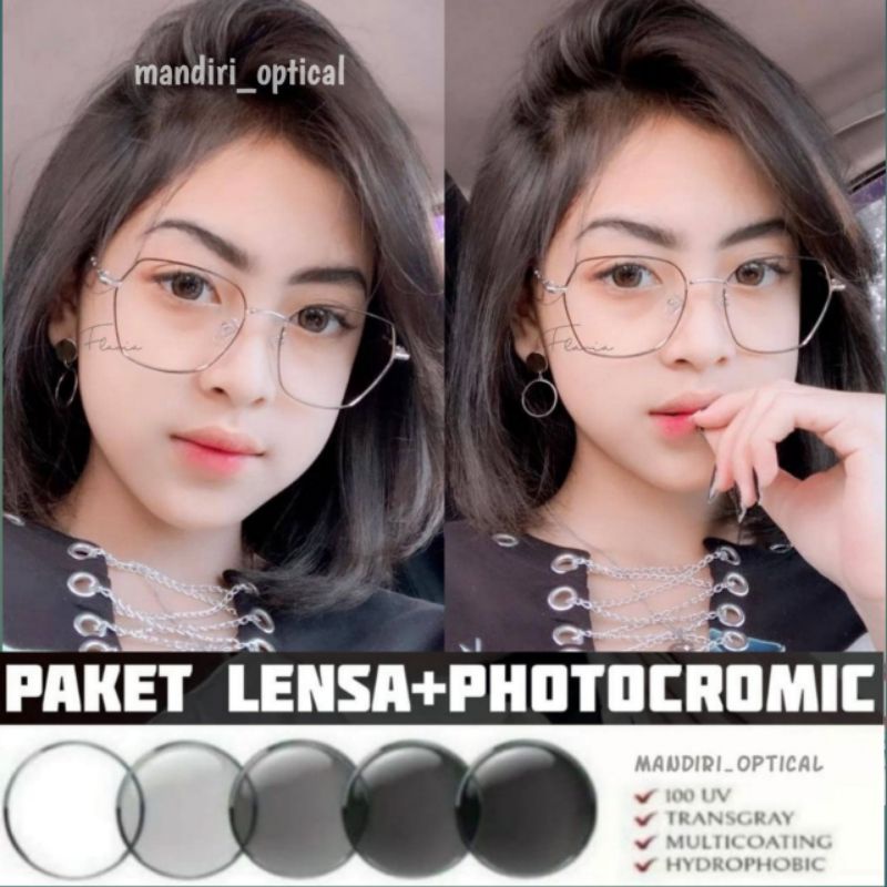 Kacamata minus (paket frame+lensa Photocromic) | Gratis lensa minus | | kacamata photocromic | kacamata wanita | kacamata murah | kacamata kekinian | kacamata anti radiasi | kacamata 6803