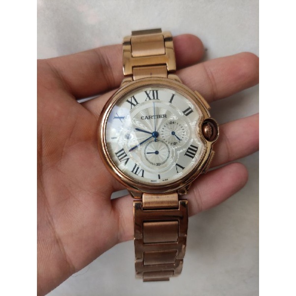Jam Tangan Cartier Pria Original Vintage Preloved Second Bekas