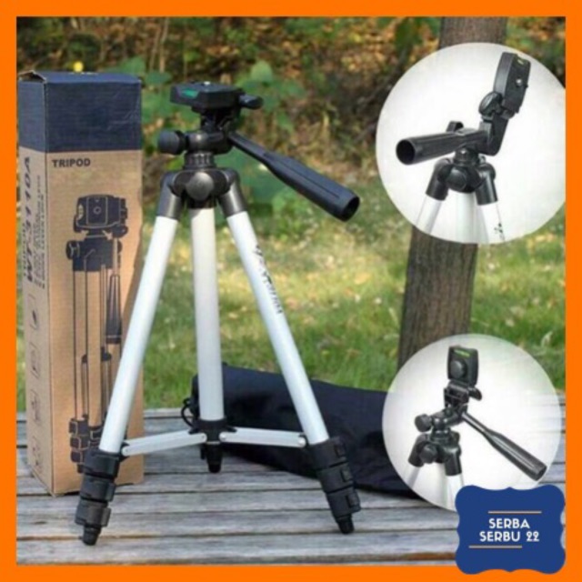 TRIPOD HITAM 3120 BLACK EDITION - Tripod Camera 1 Meter Free Holder U [COD]