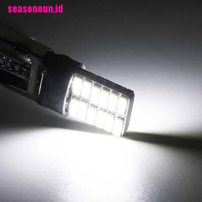 (seasonoun) Lampu Bohlam LED HID Xenon 6500K 24-SMD H1 Pengganti Warna Putih Untuk Fog Lamp