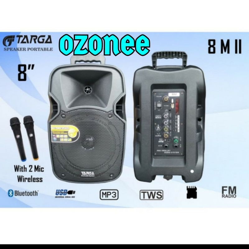 SPEAKER PORTABLE TARGA TR 8M II  MEETING WIRELESS TARGA TR8M II 8 INCH