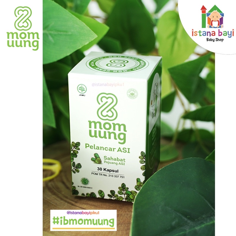 MOM UUNG ASI BOOSTER / PELANCAR ASI 60 Kapsul NATURAL HALAL BPOM Grosir