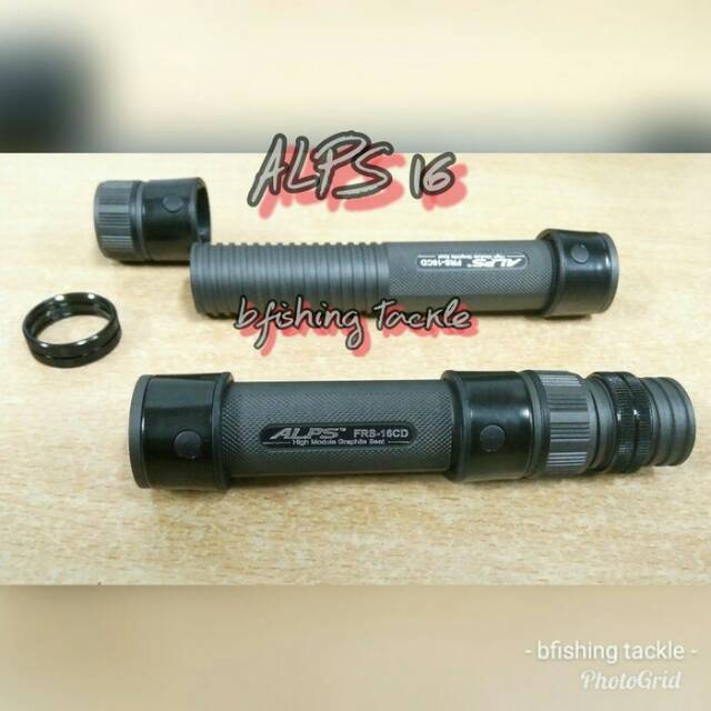 Reelseat ALPS frs 16 Full black dan silver black