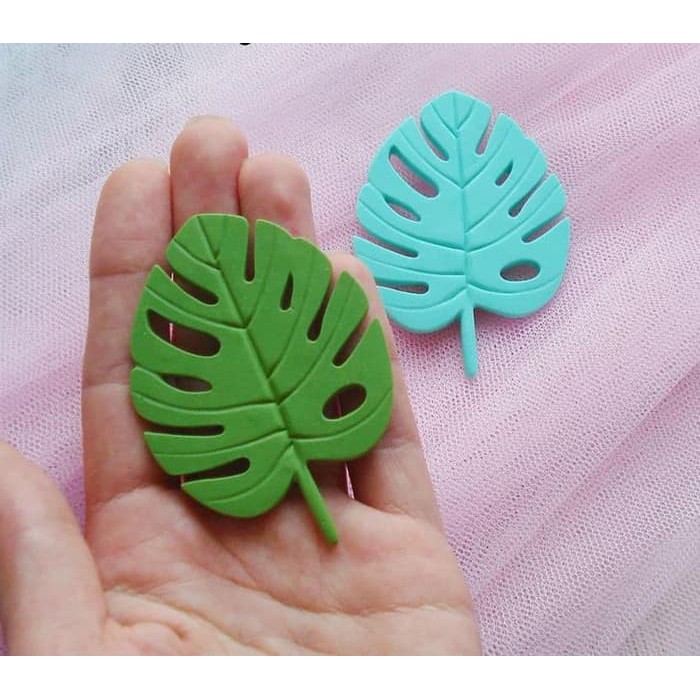 3D Silicon Mold Fondant Cake Decoration - Turtle Leaf