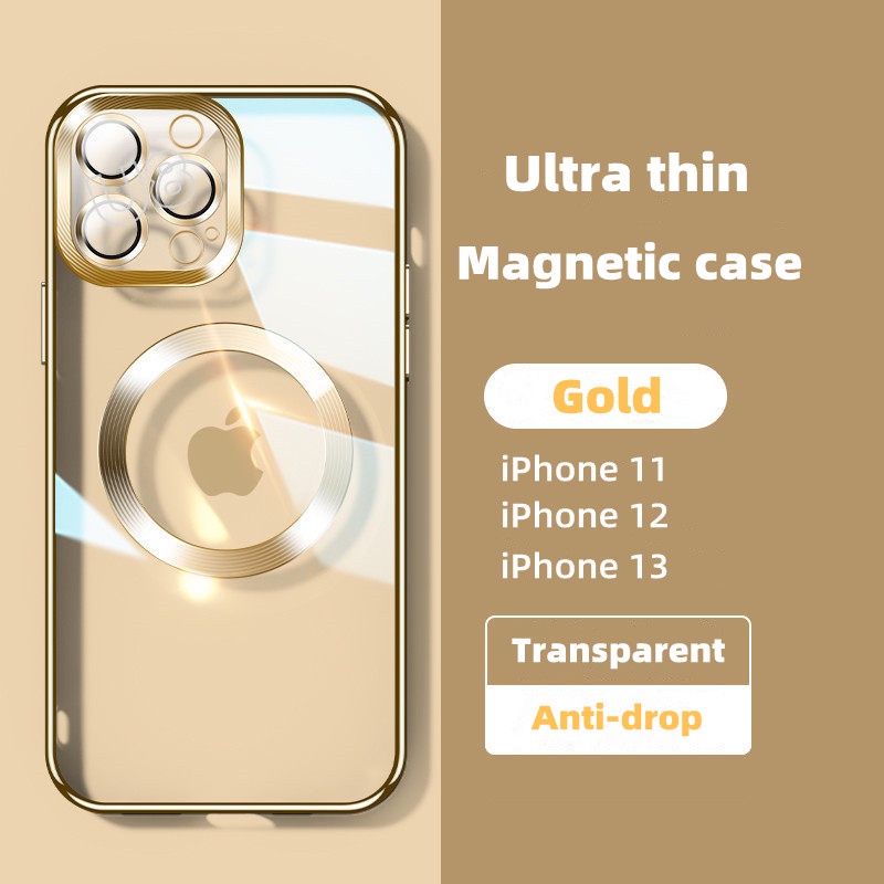 Case ponsel transparan berlapis dengan film pelindung lensa kamera untuk iphone 13 12 11 Pro Max X Xr Xs Max