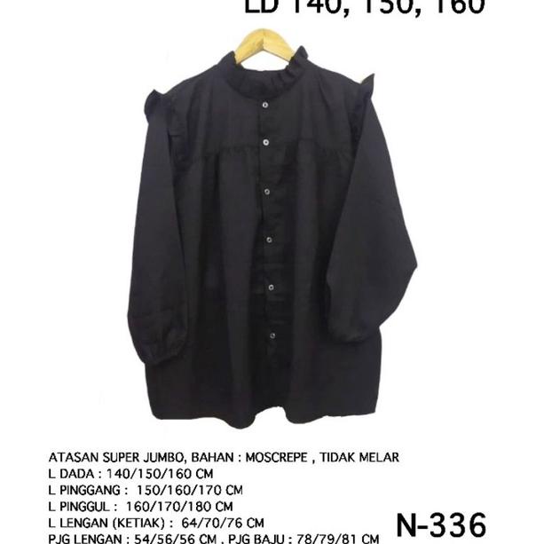 [PDT.02Jl22ᴹ] ATASAN BIG SIZE WANITA LD 140, 150, 160 CM