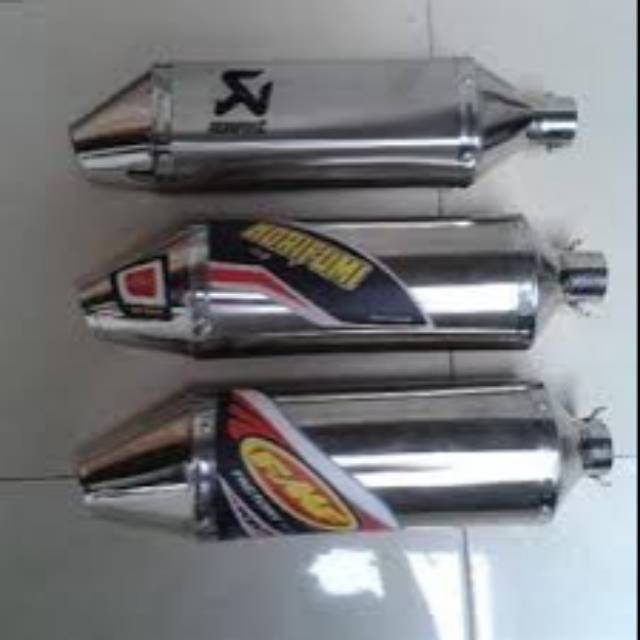 Knalpot racing klx akrapovic norifumi fmf full set monel