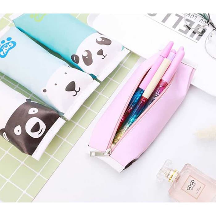 

PC Tempat Pensil Kartun Binatang Lucu Cute Animal Pencil Case Organizer Pouch Bag Serbaguna