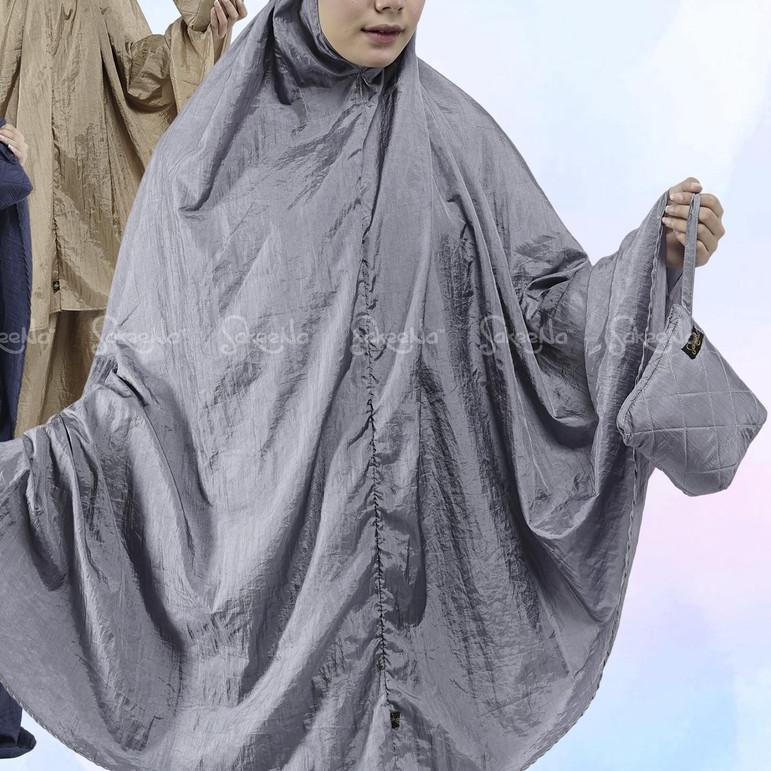 ➦ Mukena Travelling Parasut Parasit Jumbo Dewasa Premium SakeeNa ➩