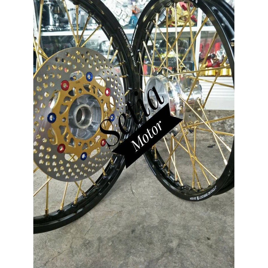 Velg Sepaket BKK Thailand Jari Jari TDR Cakram Rakit Motor Vixion New