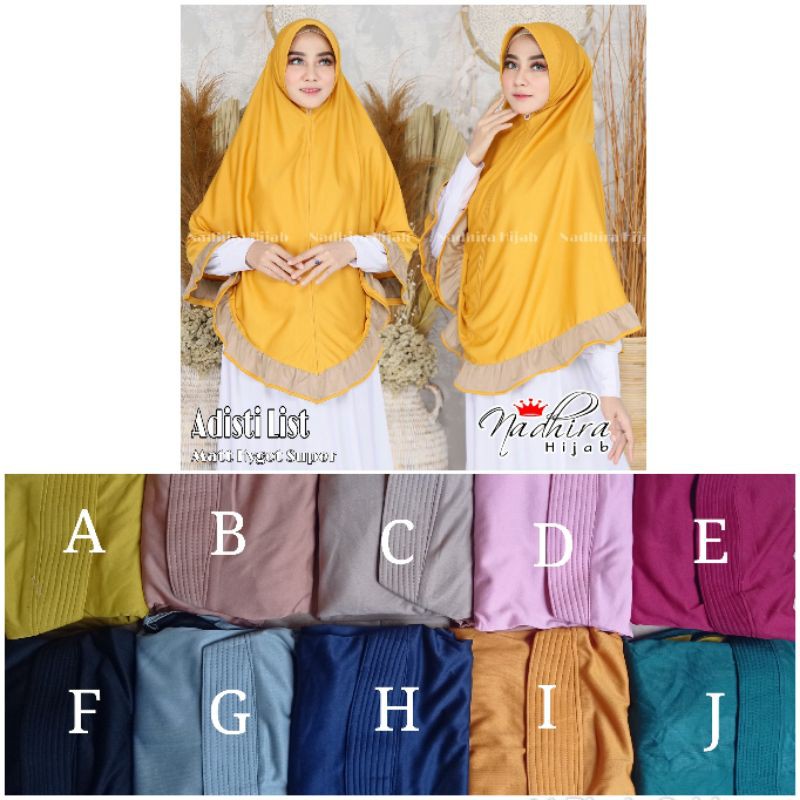 JILBAB JERSEY JUMBO JILBAB JERSEY SYARI