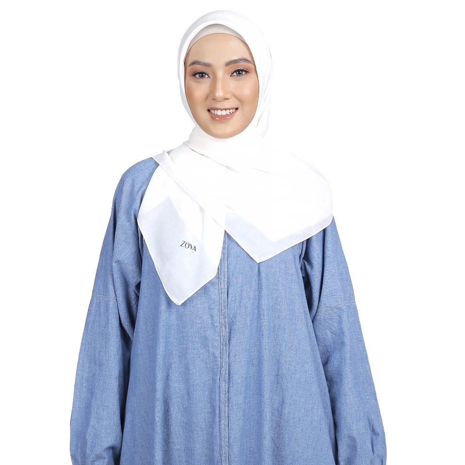 Terbaru.. Zoya Scarf Kerudung Hijab Segiempat Azra Scarf