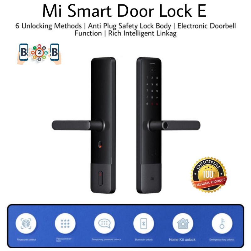 MIJIA SMART DOOR LOCK E Fingerprint Bluetooth Password Unlock