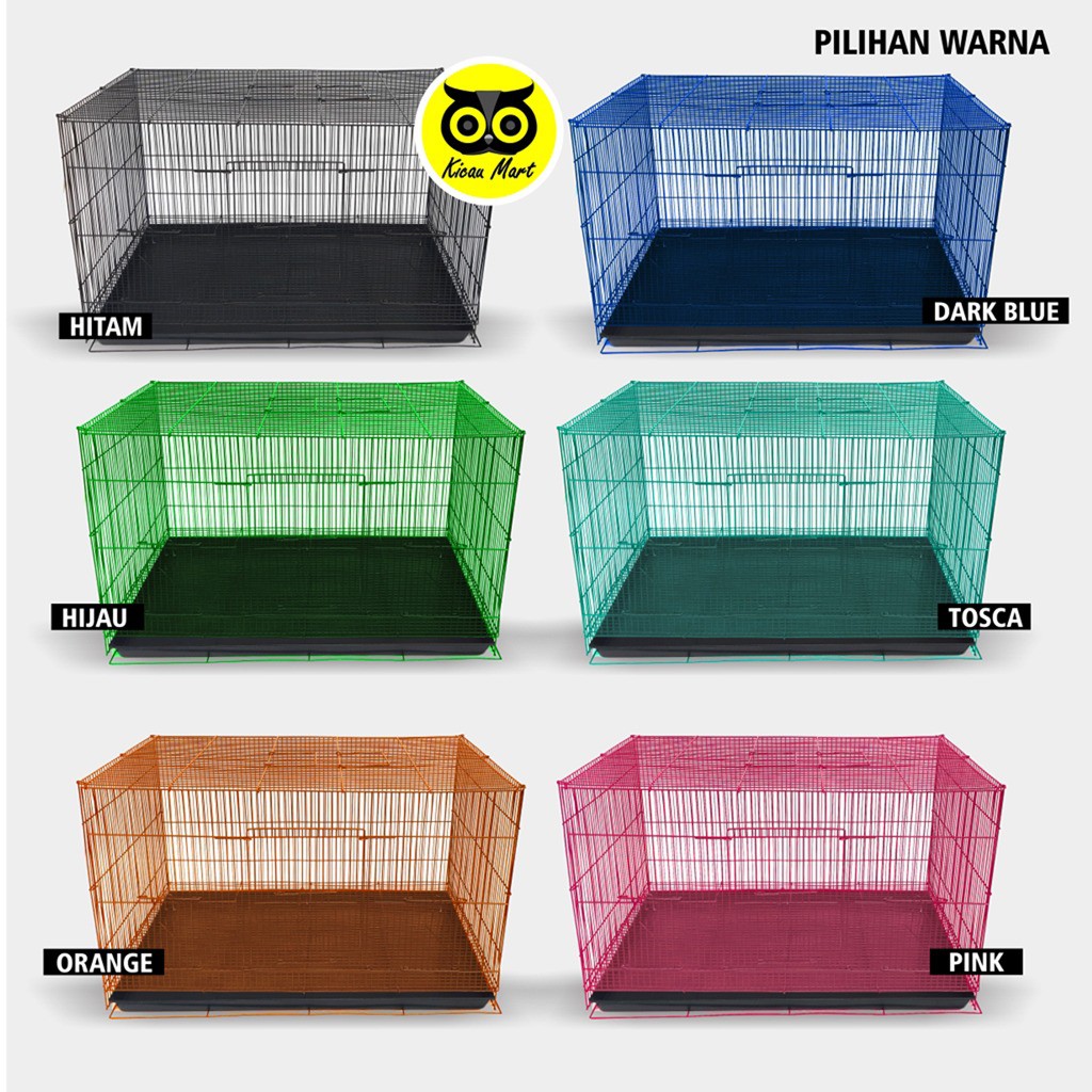 KANDANG KUCING SIZE XL JUMBO PET CAGE SANGKAR KANDANG KOTAK RUMAH TEMPAT TIDUR KUCING KITTEN KDJMBO