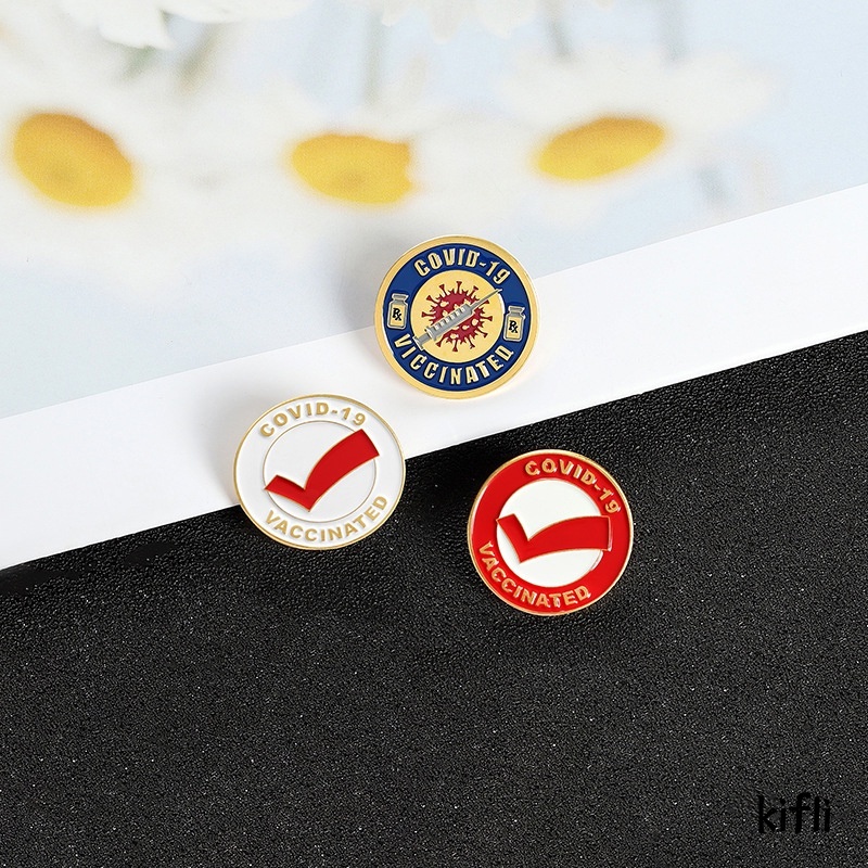 Enamel Pin Lapel,Lencana Bros,Lawan virus,Dorongan inspirasional,Aksesoris Fashion