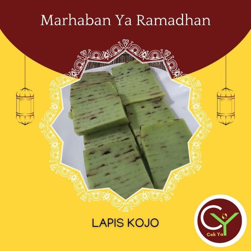 

LAPIS KOJO KUE LEBARAN KHAS PALEMBANG 22X22