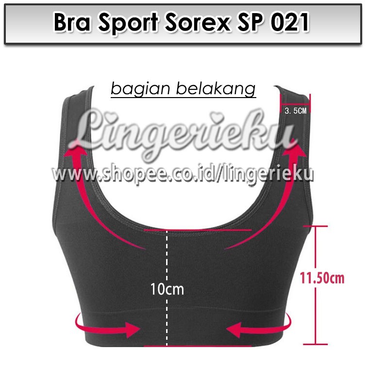Sorex SP 021 BH Senam Olahraga Sport Bra Wanita Terbaru Dijamin Murah