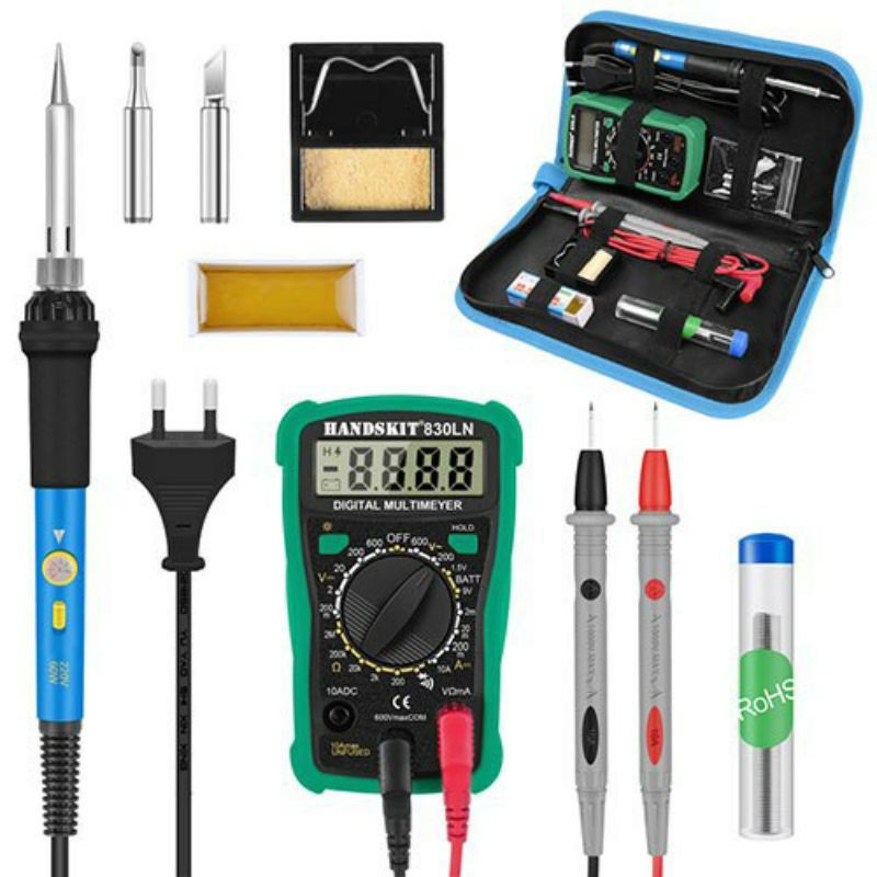 PAKET HEMAT SOLDER LISTRIK 60WATT / MULTITESTER LENGKAP