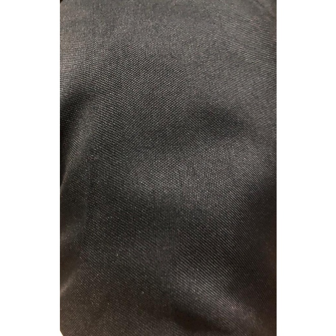 (TERMURAH) Berkualitas&Premium Bahan Kain Furing Lining Asahi warna Black
