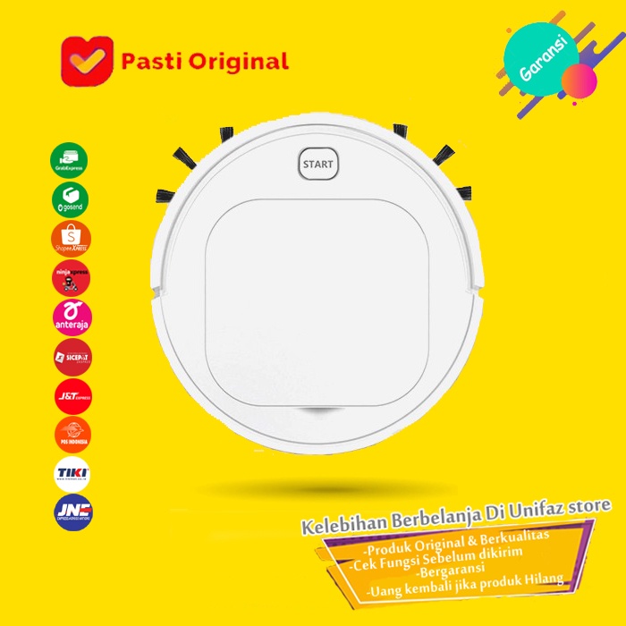 Vacuum Robot Sapu Good Quality / Alat Sapu Otomatis / Robot Pel / Sapu Robot / Pel otomatis / Vacum 