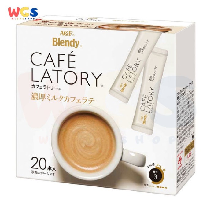 

AGF Blendy Cafe Latory Milk Cafe Latte 20 Stick 200 gr
