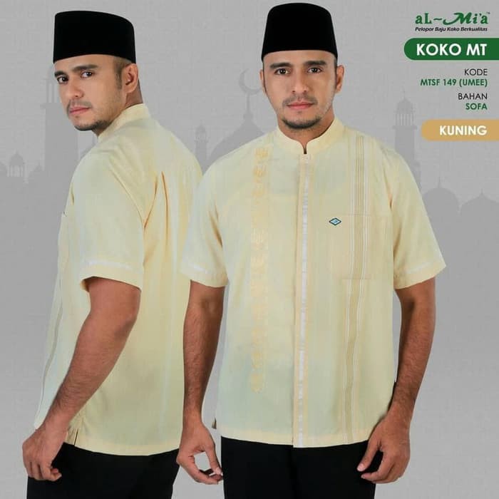 ⭐⭐⭐⭐⭐ Baju Koko Al - Mia Mt Lengan Pendek Berkualitas