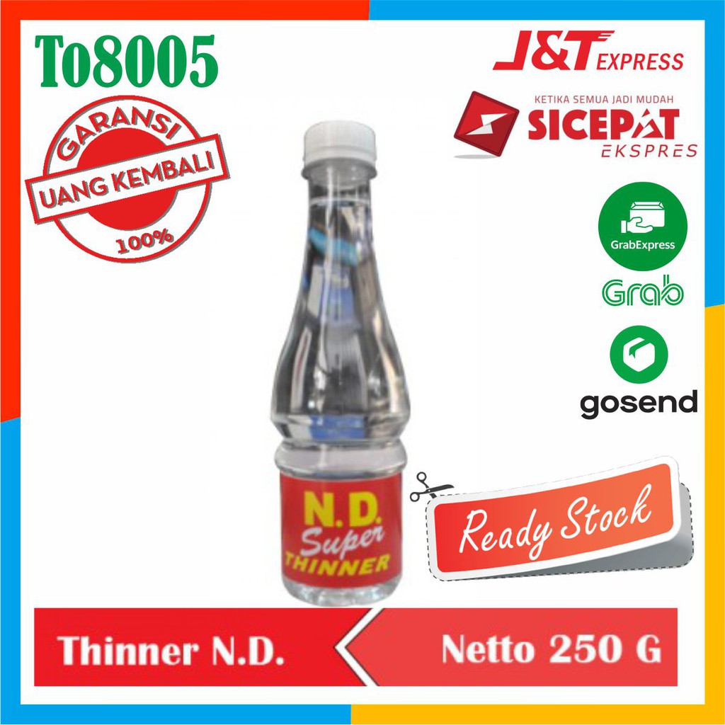 Thinner Tinner ND Botol Plastik botol aqua TMS