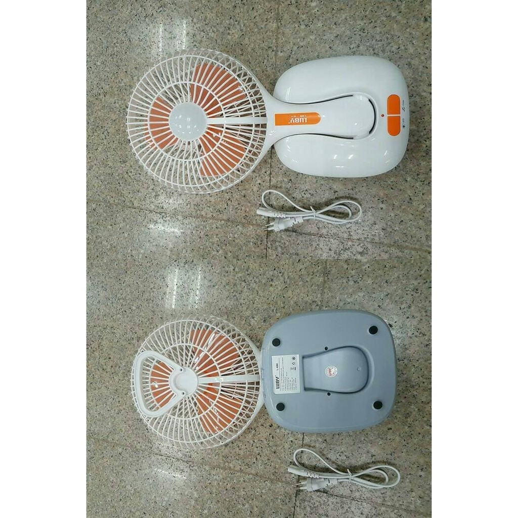 (COD) LUBY L-688 3In1 (Kipas + Emergency + Charger HP ) / Fan wall /desktop