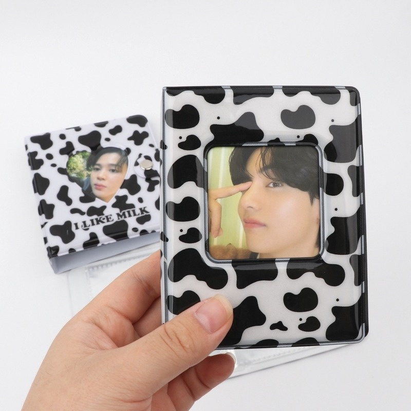 Album Foto Susu Sapi MINI 3inch Album Photocards Tempat Koleksi Kartu Lomo