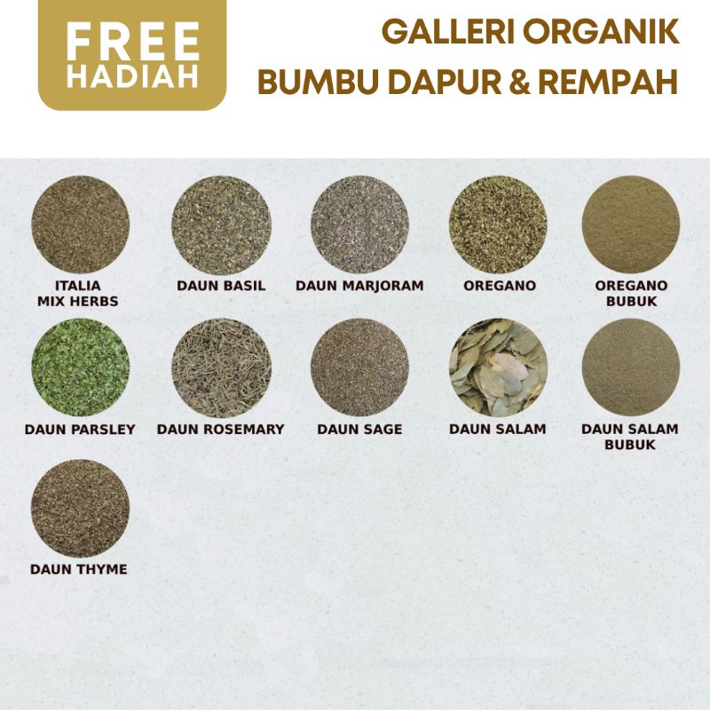 GALLEO Aneka Bumbu Dapur / Bumbu Rempah / Bawang Premium