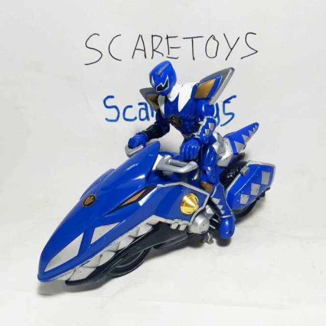 Power Rangers Dino Thunder Blue Raptor Cycle - Sentai Abaranger