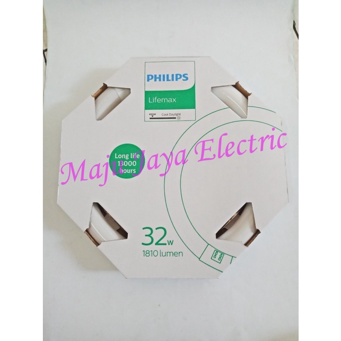 Lampu TL Ring Philips Neon Bulat 32 W Watt 32W 32Watt TL-E Putih