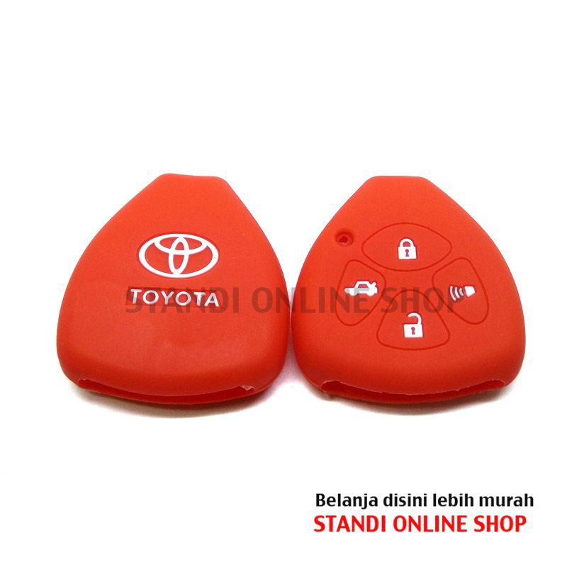 Kondom Kunci Silikon Remote Keyshirt Toyota Camry 4 Tombol