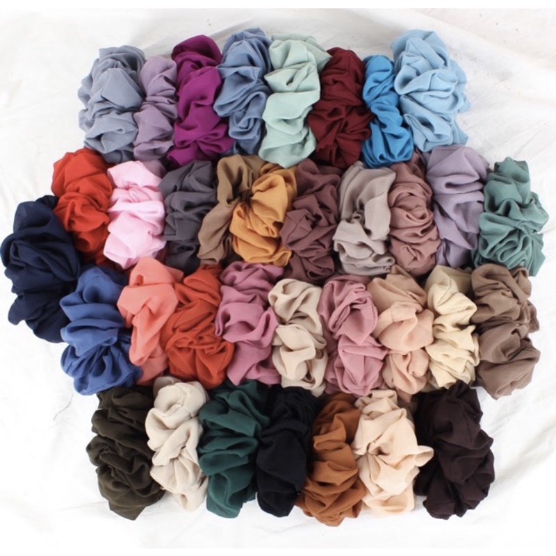 Scrunchie ciput longhijab / cepolan hijab / ciput kerudung anti pusing / cepolan hijab kekinian