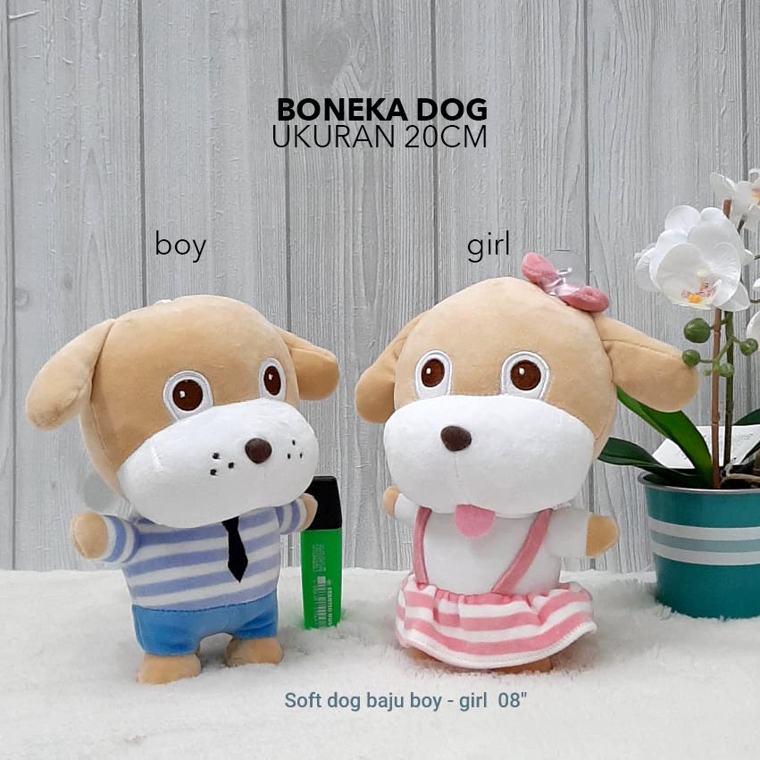 boneka dog couple souvenir wedding anjing hush puppies poodle