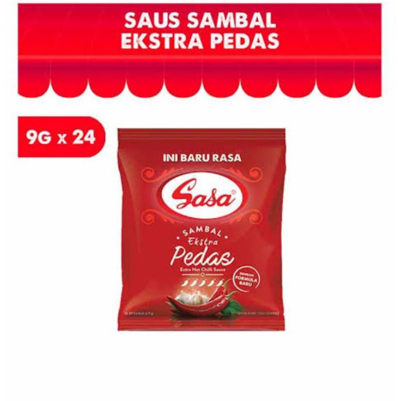 

PROMO !! SAMBAL SASA EXTRA PEDAS / SAMBAL FRIED CHICKEN 24x9gr