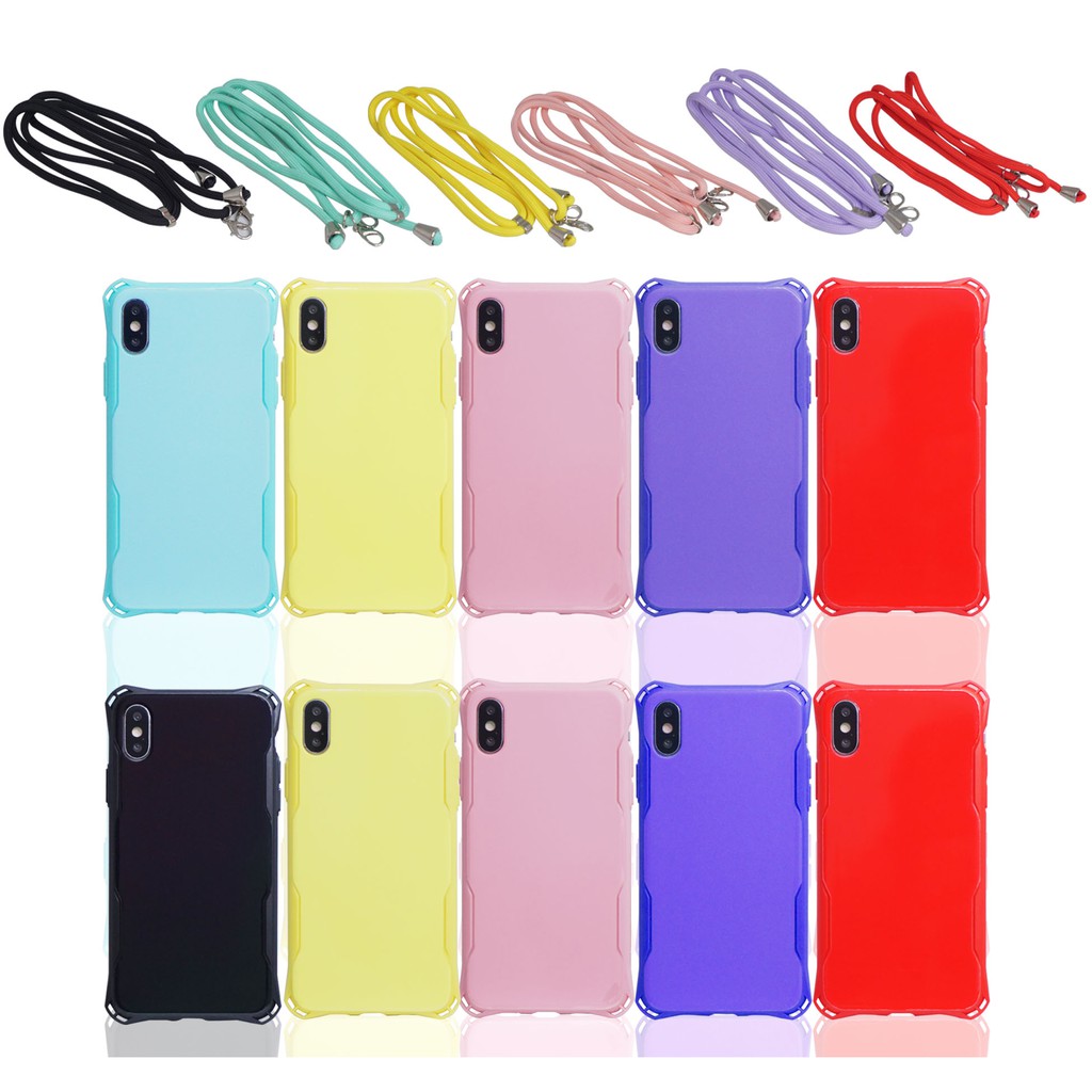 MallCasing - Samsung A20S | A50/ A50S/A30S Soft Case Chrome Candy + Tali