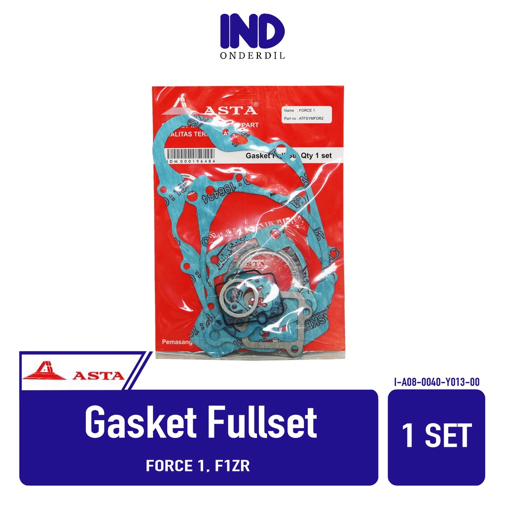 Gasket Perpak-Fullset-Topset Paking-Packing Full-Top-Set Force 1-F1ZR-F1Z-F1 Z Merk Asta