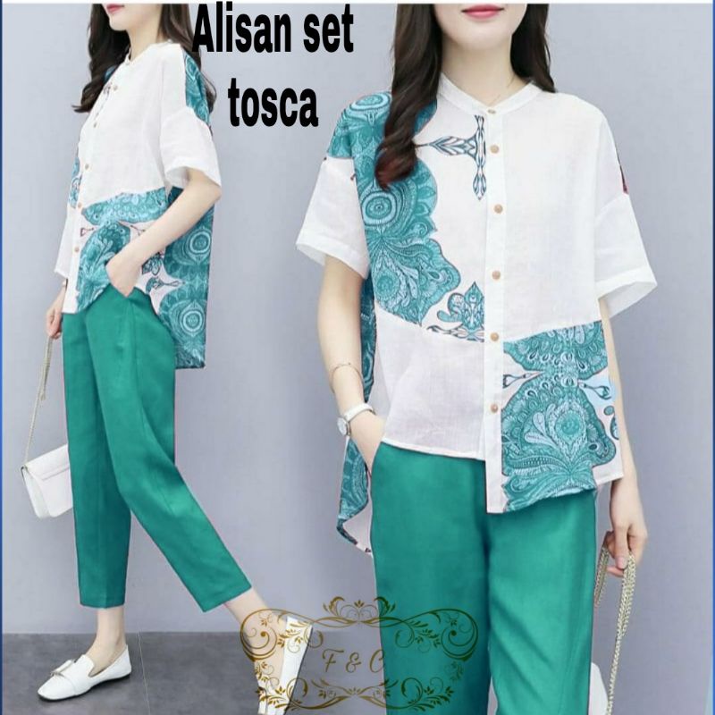 SET CELANA FASHION ALISAN, BABYTERRY, SETELAN, 2 UKURAN