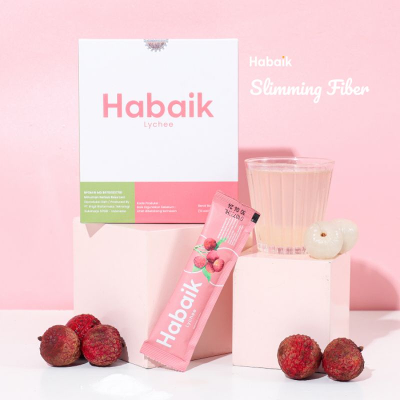 HABAIK SLIMMING FIBER LYCHEE 1 BOX [10 Sachet]