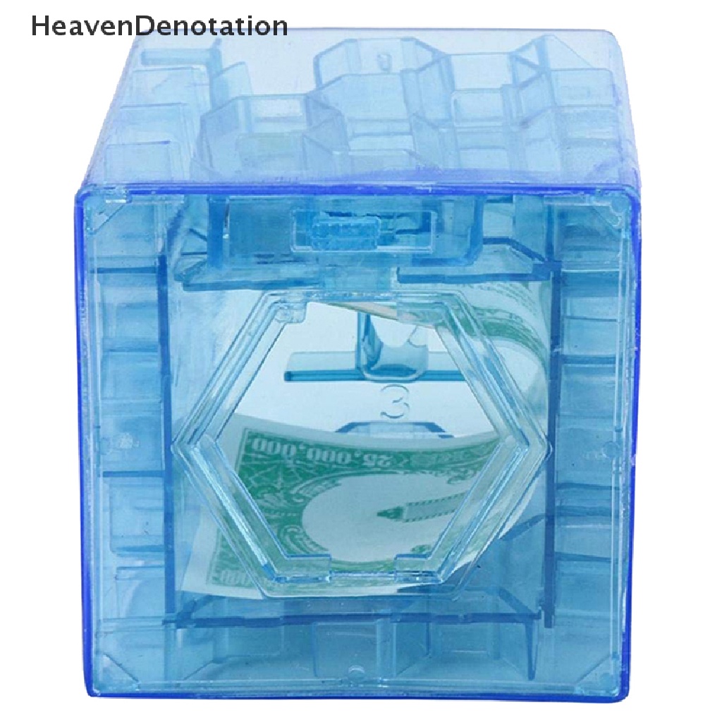 [HeavenDenotation] 3D Cube puzzle money maze bank saving coin collection case box fun brain game
