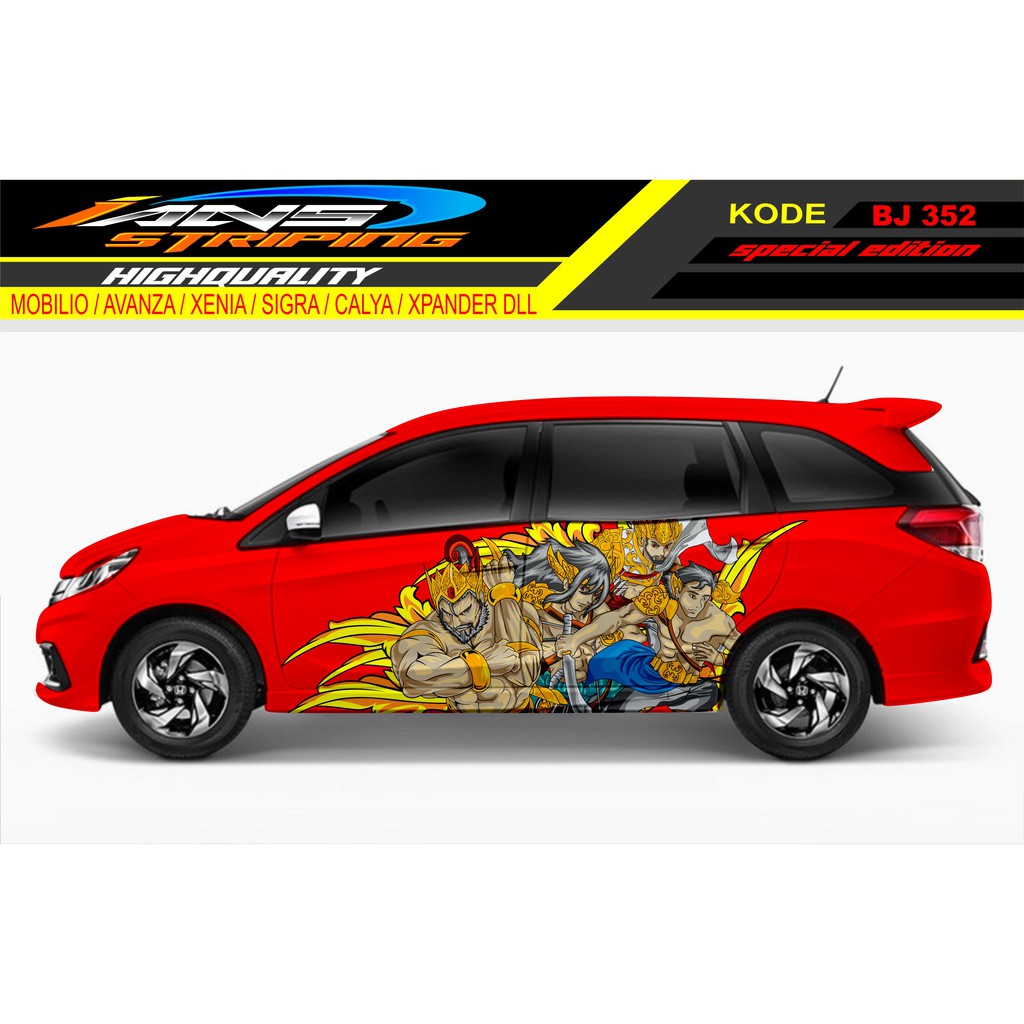 STICKER MOBIL MOBILIO / DECAL STIKER MOBILIO / STIKER MOBIL / STIKER VARIASI MOBIL